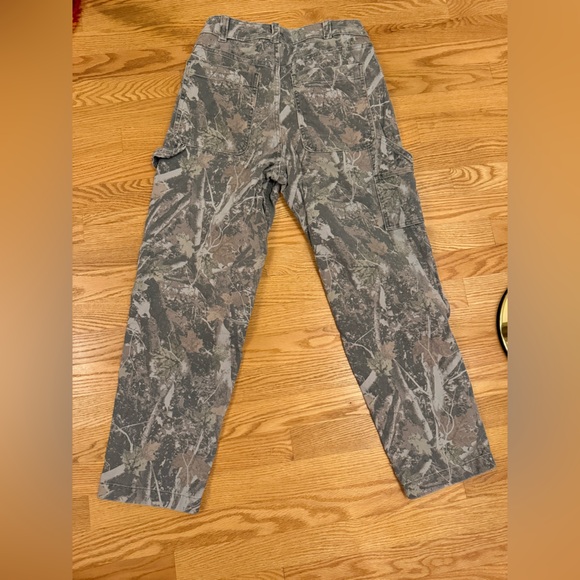 Abercrombie & Fitch Woodland Camo Carpenter Pants - Picture 4 of 5